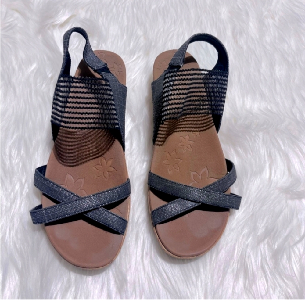 Skechers Black Casual Sandals sz 9